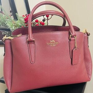 Coach Women's Rose Leather Satchel